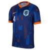 Officiële Voetbalshirt + Korte Broek Nederland Virgil 4 Uit EK 2024 - Kids